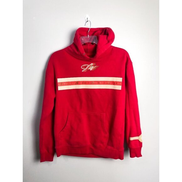 Jake Paul Fanjoy Red Pullover Hoodie Sweatshirt Medium - Picture 6 of 6